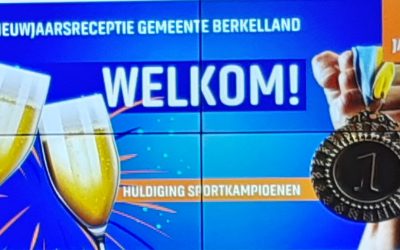Nieuwjaarsreceptie en huldiging kampioenen